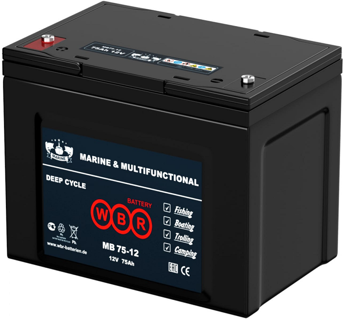 Аккумулятор;;WBR;MB;75-12 100638