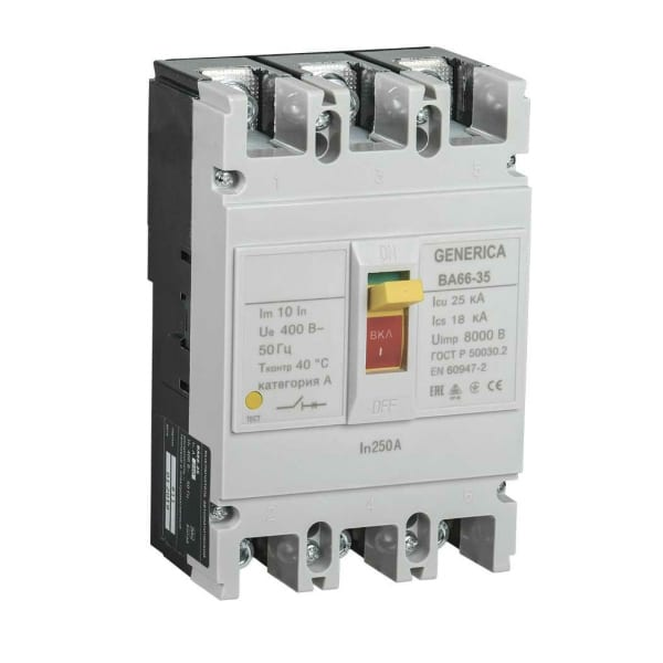 Автоматический выключатель  GENERICA SAV30-3-0250-G 149933