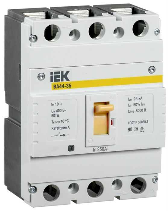 Автоматический выключатель в литом корпусе IEK SVA4410-3-0200 150016