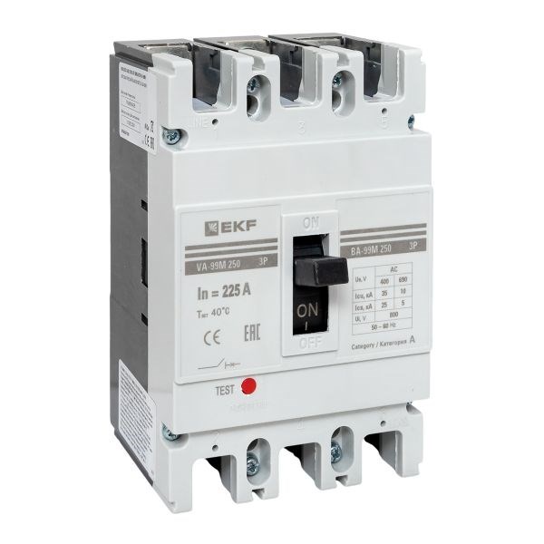 Автоматический выключатель в литом корпусе  EKF mccb99-250-225m 150104