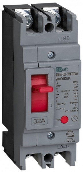 Автоматический выключатель в литом корпусе  DEKraft 28009DEK 150106