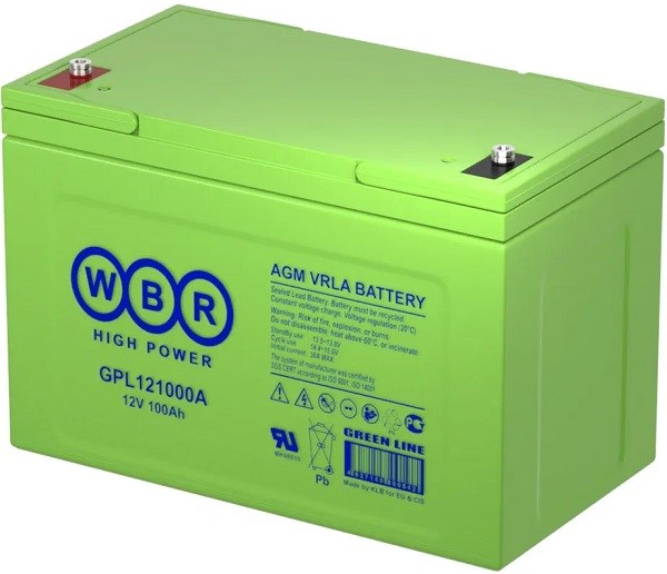 Аккумулятор;;WBR;GPL121000A;WBR 100645