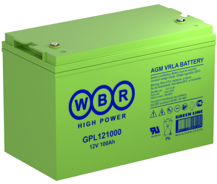 Аккумулятор;;WBR;GPL121000 100647
