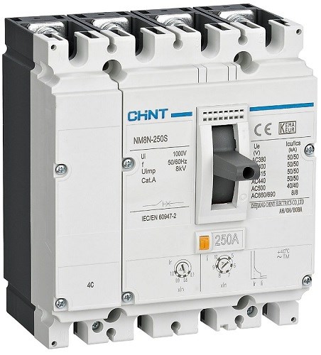 Автоматический выключатель в литом корпусе  CHINT 271186 150318