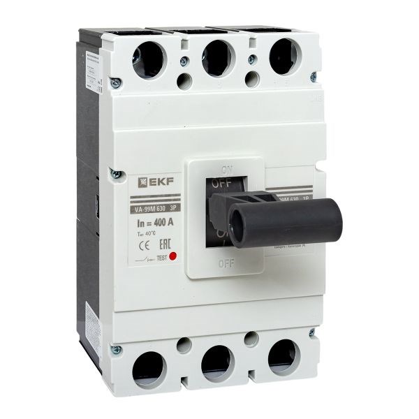 Автоматический выключатель в литом корпусе  EKF mccb99-630-400m 150319