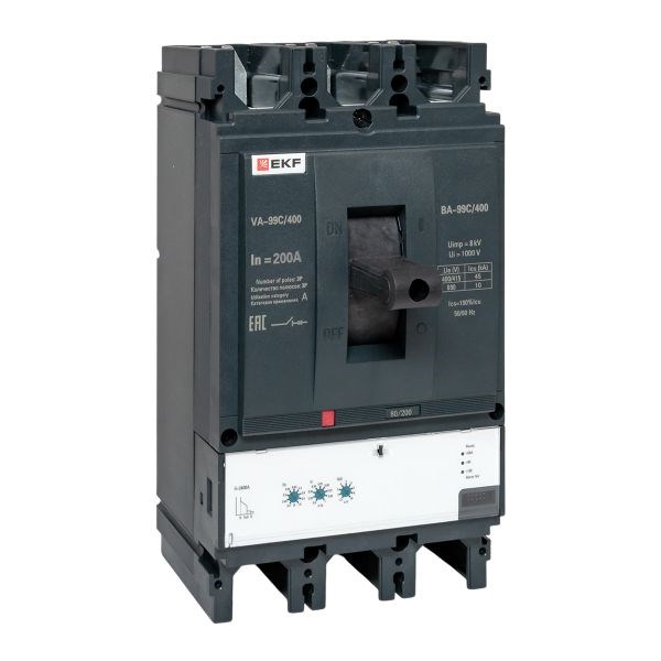 Автоматический выключатель в литом корпусе  EKF mccb99C-400-200 150401