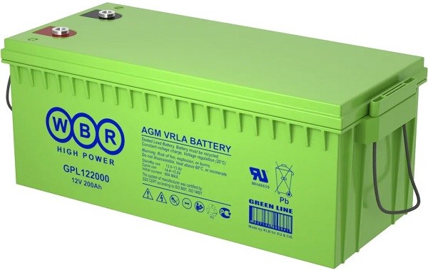 Аккумулятор;;WBR;GPL121200;WBR 100652