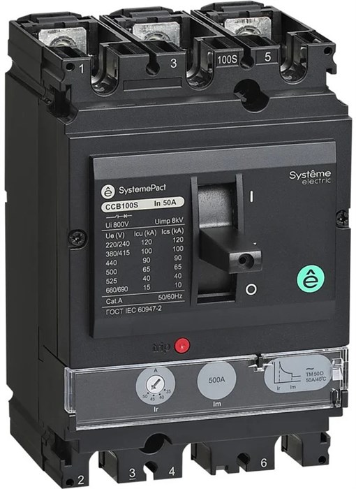 Автоматический выключатель в литом корпусе  Systeme Electric SPC160F160L3DF 150414