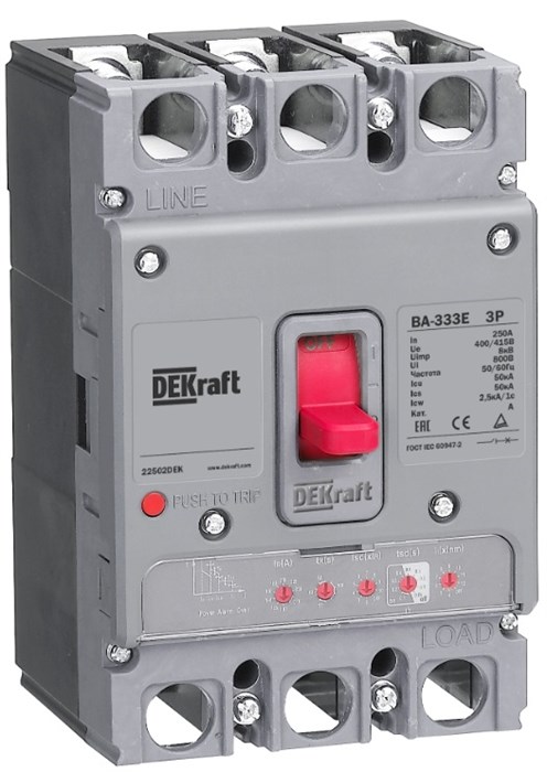 Автоматический выключатель в литом корпусе  DEKraft 22507DEK 150431