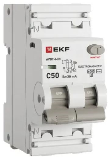 Автомат дифференциальный EKF D63N26M50C30 150481