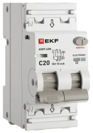 Автомат дифференциальный EKF D63N26EA20C10 150517