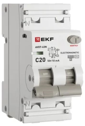 Автомат дифференциальный EKF D63N26M20C10 150541