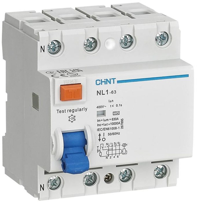 Выключатель дифференциального тока (ВДТ, УЗО)  CHINT 200225 150602