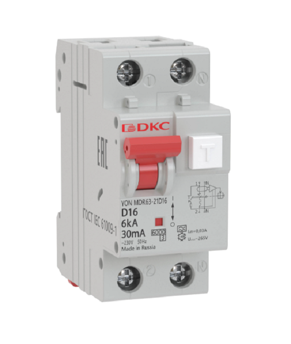 Автоматический выключатель дифф. тока (АВДТ)  DKC MDR63-23C32-A 150818