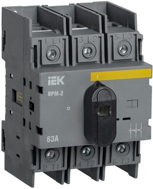 Выключатель-разъединитель модульный IEK MVR20-3-063 150976