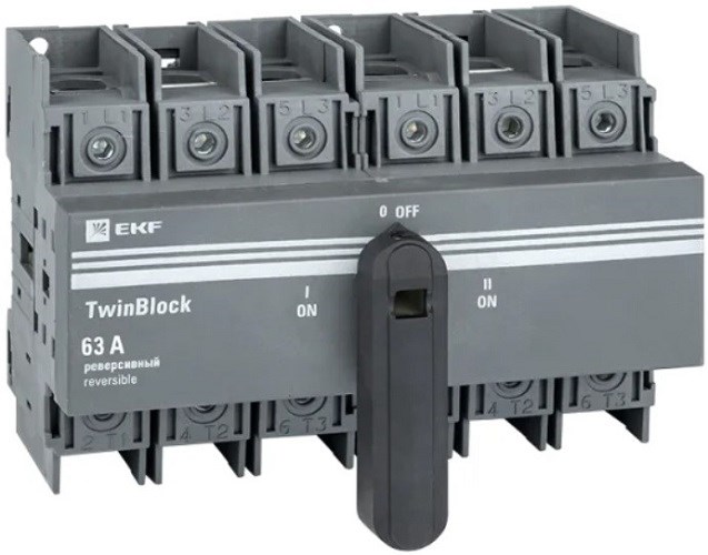 Рубильник  EKF tb-s-63-3p-rev 151034