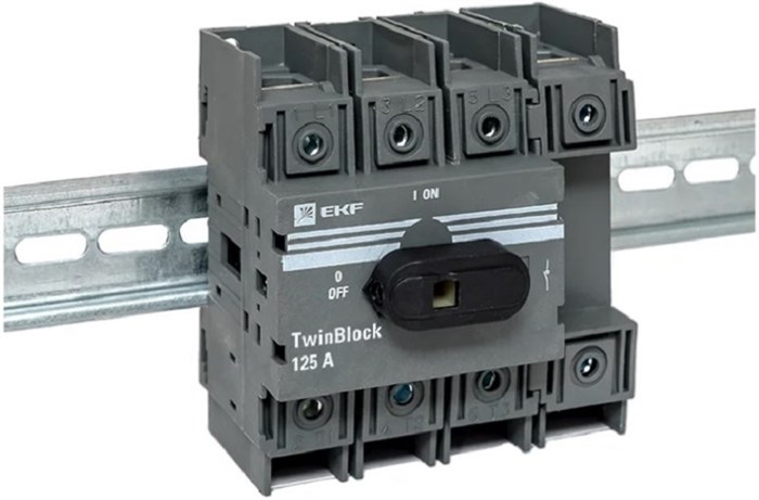 Рубильник  EKF tb-125-4p-f 151051