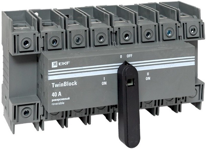 Рубильник  EKF tb-s-40-4p-rev 151053