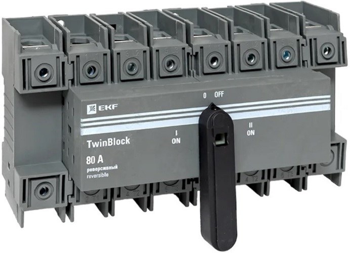 Рубильник  EKF tb-s-80-4p-rev 151082