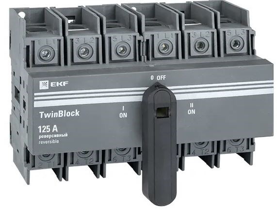 Рубильник  EKF tb-s-125-3p-rev 151084