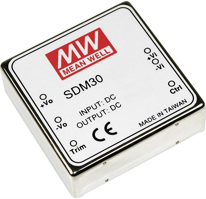 Преобразователь DC-DC модульный Mean Well SDM30-24S12 151236