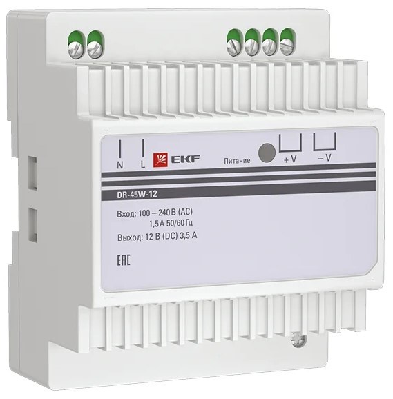 Блок питания  EKF dr-45w-12 151277