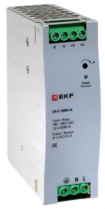 Блок питания  EKF DR-E-150W-24 151402