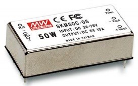 Преобразователь DC-DC модульный Mean Well SKM50B-12 151425