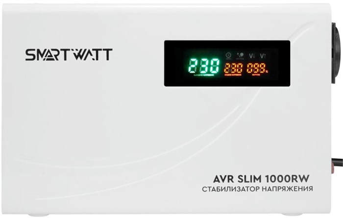 Стабилизатор напряжения SmartWatt AVR SLIM 1000RW 151427