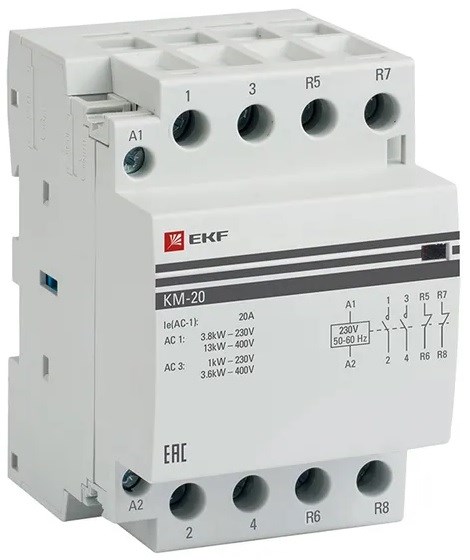 Контактор  EKF km-3-20-22 151935