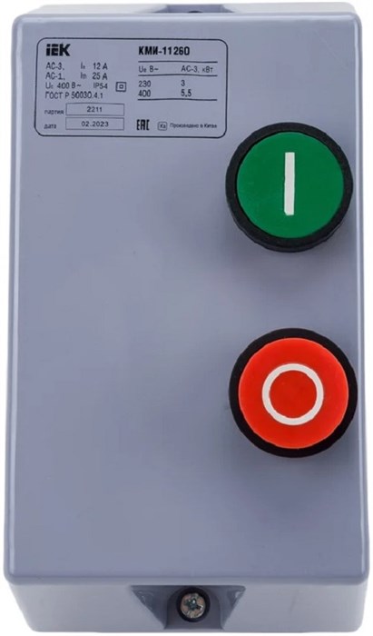 Контактор  IEK KKM16-012-380-00 151969