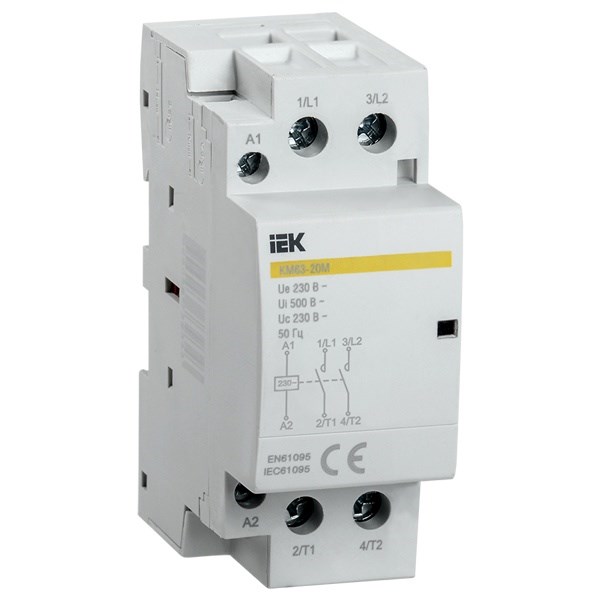 Контактор модульный IEK MKK11-63-20 152015