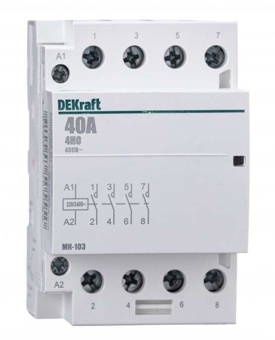 Контактор модульный DEKraft 18081DEK 152135