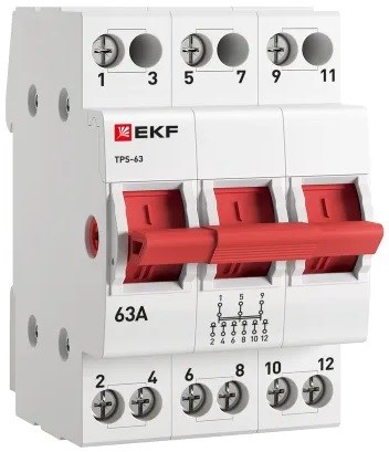 Переключатель трехпозиционный EKF TPS363 152460