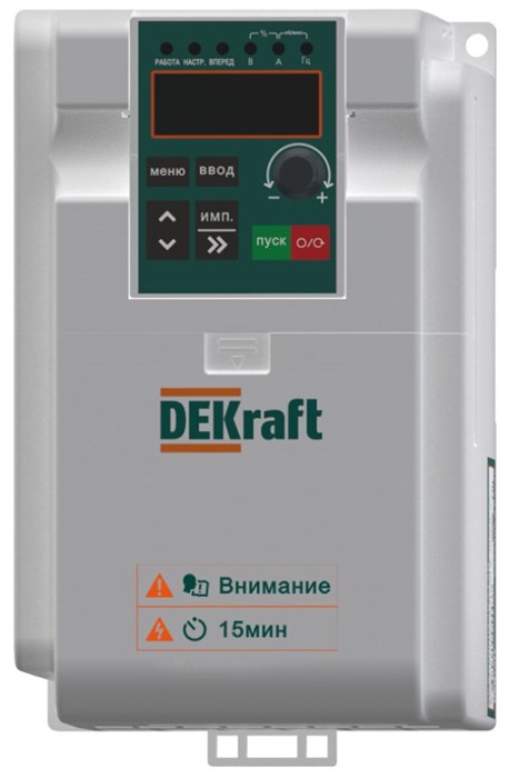 Преобразователь частоты  DEKraft DEKV060G1R5S2 152621