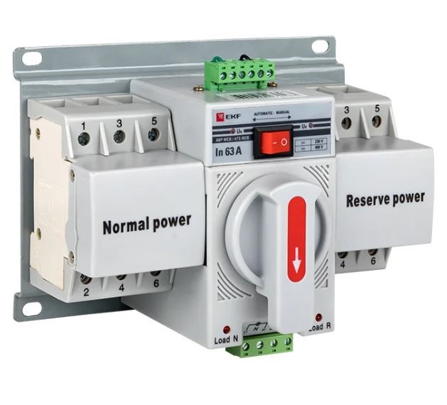 Автоматический ввод резерва  EKF ats-mcb-63c-3p-pro 152827