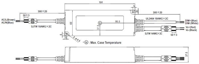 Драйвер светодиодный  Mean Well NPF-120D-48 153178