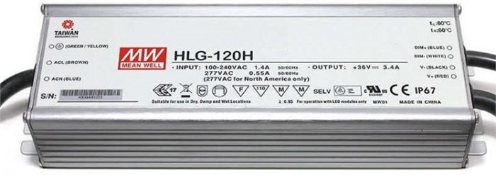 Драйвер светодиодный  Mean Well HLG-120H-24B 153424