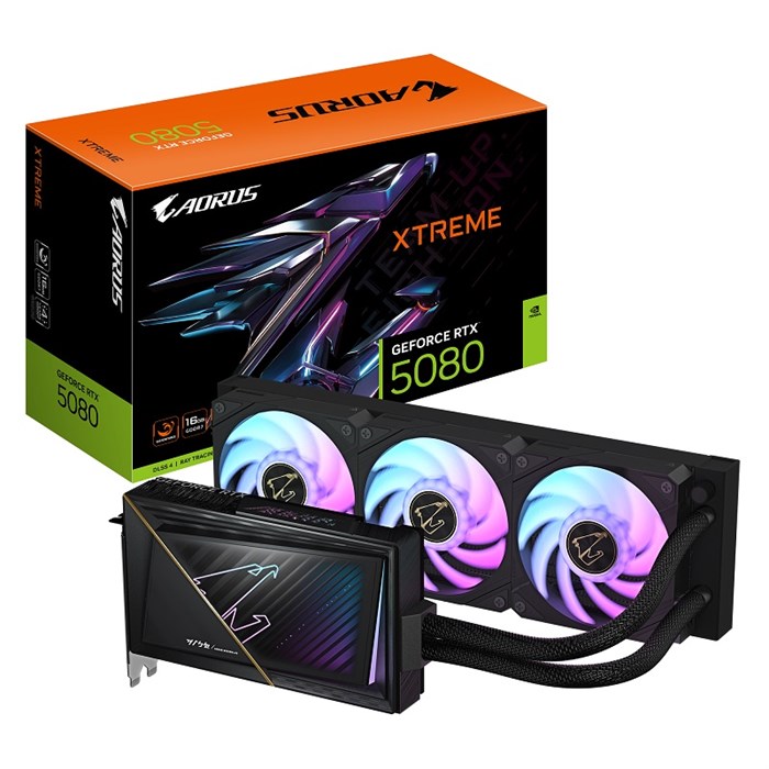 Видеокарта;GIGABYTE;GeForce;RTX;5080;AORUS;XTREME;WATERFORCE;(GV-N5080AORUSX;W-16GD) 104628