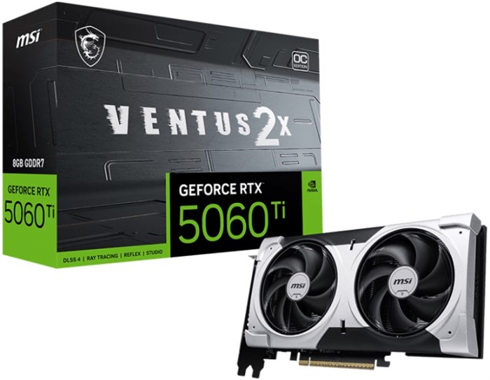 Видеокарта;MSI;GeForce;RTX;5060;Ti;VENTUS;2X;OC;PLUS;(RTX;5060;Ti;8G;VENTUS;2X;OC;PLUS) 104648