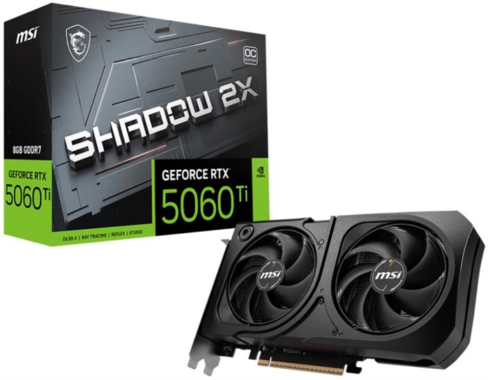 Видеокарта;MSI;GeForce;RTX;5060;TI;SHADOW;2X;OC;PLUS;(RTX;5060;Ti;8G;SHADOW;2X;OC;PLUS) 104649