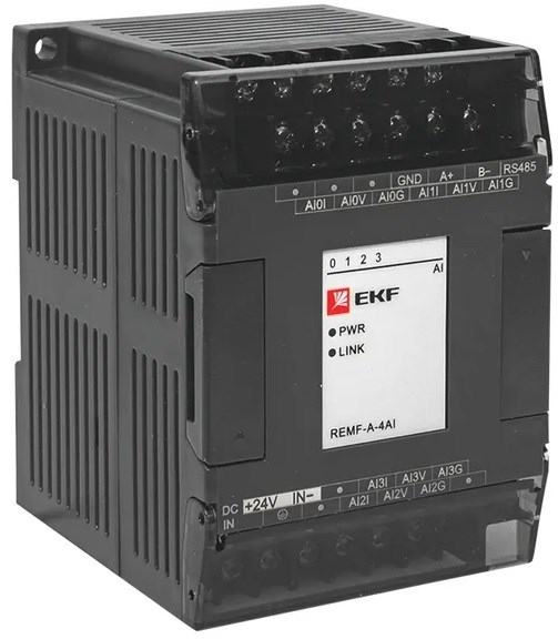 Модуль аналогового ввода EKF REMF-A-4AI 154294