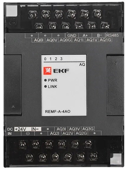Модуль аналогового вывода EKF REMF-A-4AO 154300