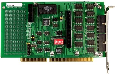 Плата  ICP DAS DIO-64/6 CR 154341