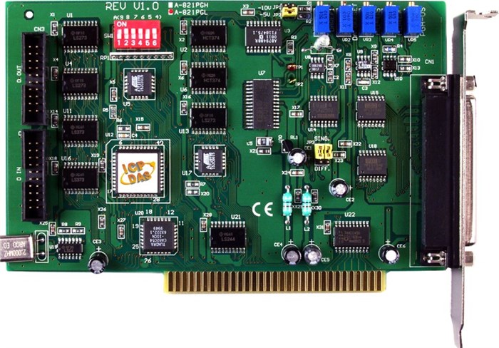 Плата  ICP DAS A-821PGL CR 154385