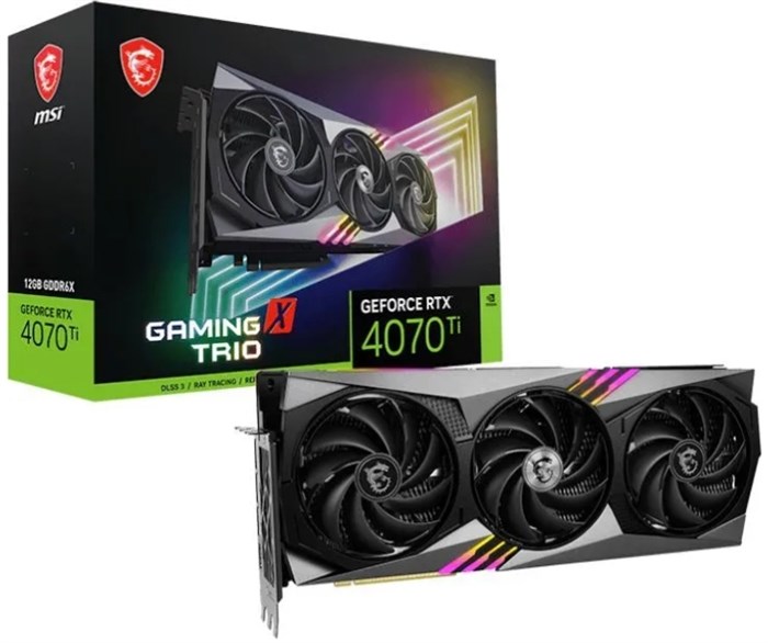 Видеокарта;MSI;GeForce;RTX;4070;Ti;GAMING;X;TRIO;(RTX;4070;Ti;GAMING;X;TRIO;12G) 104668