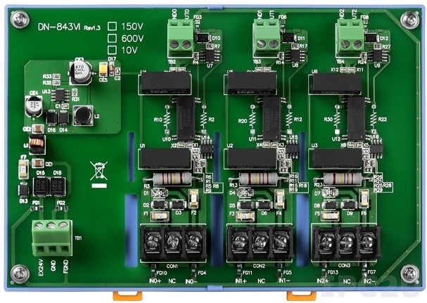 Плата  ICP DAS DN-843VI-600V CR 154525