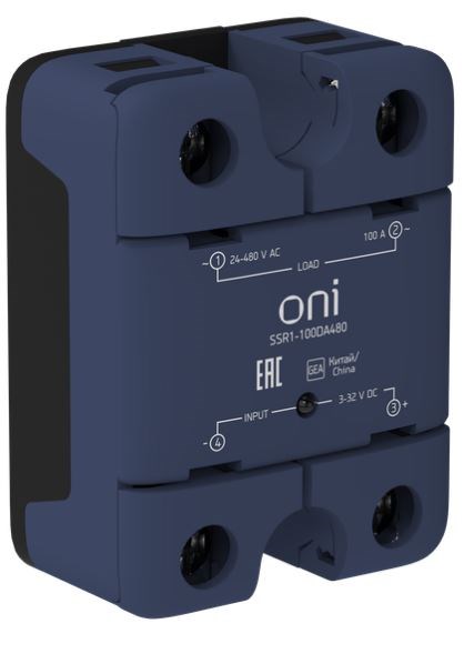 Реле твердотельное ONI SSR1-100DA480 154649