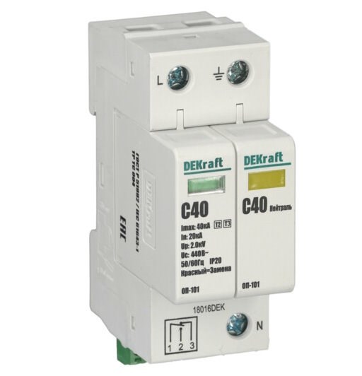 Ограничитель перенапряжений  DEKraft 18016DEK 154834
