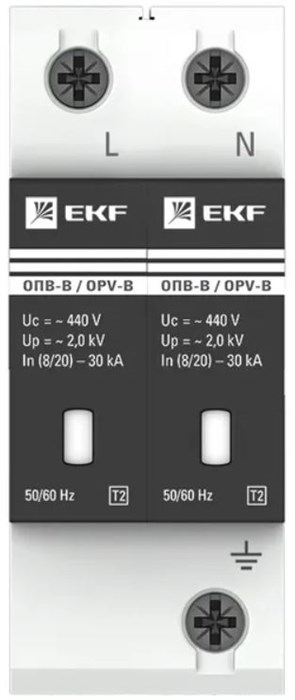 Ограничитель импульсных перенапряжений  EKF opv-b2 154838